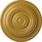 Ekena Millwork Niobe Ceiling Medallion (Fits Canopies up to 8 5/8"), Hand-Painted Iridescent Gold, 18"OD x 1 1/2"P CM18NIIGS - alternate 1